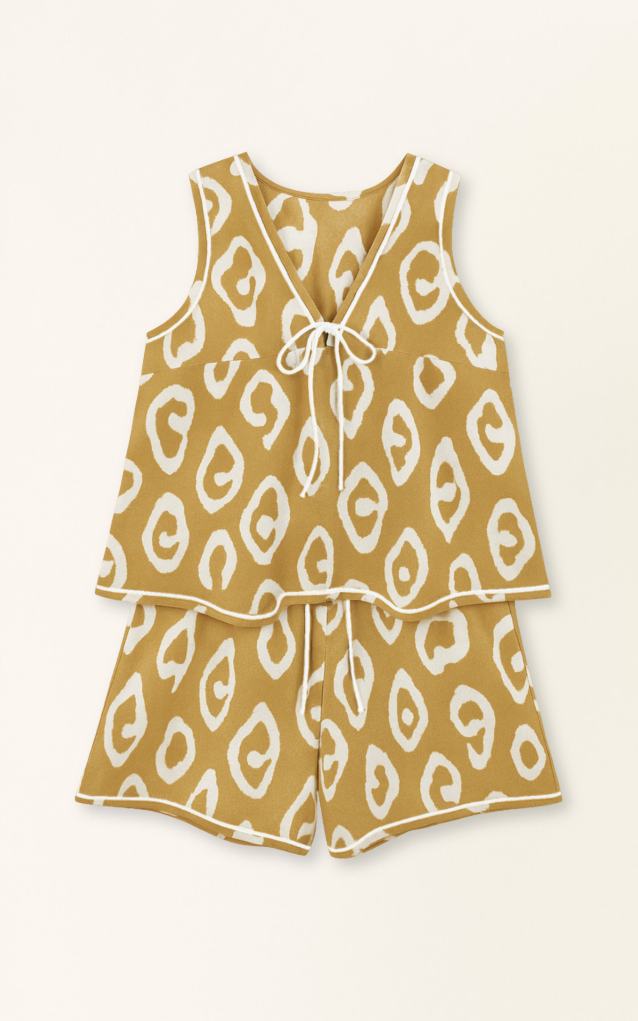 Pajama Tap Short & Camisole Set in Kumamoto (Ships early January)