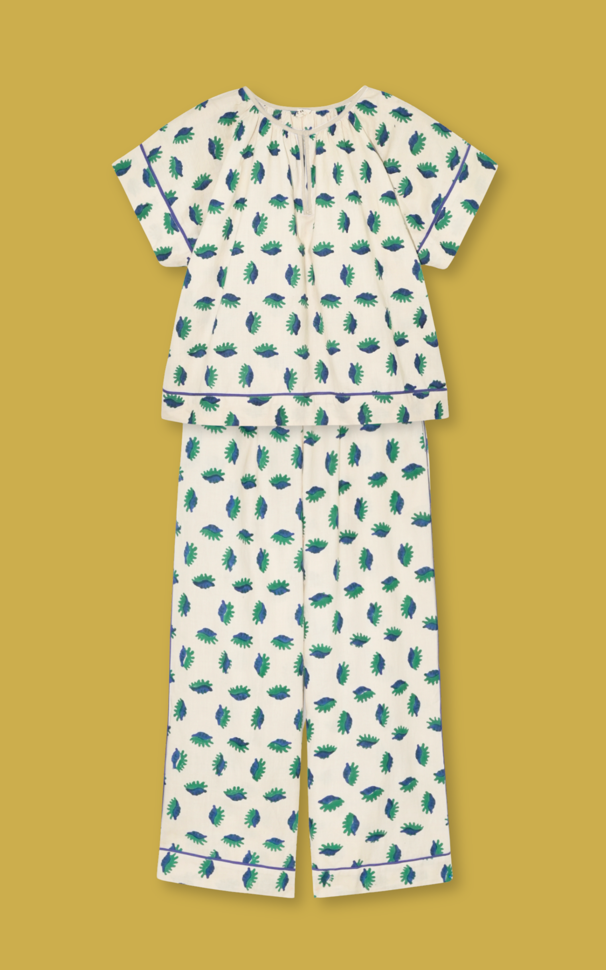 Pajama Pant Set in Tide Pool (Ships early January)