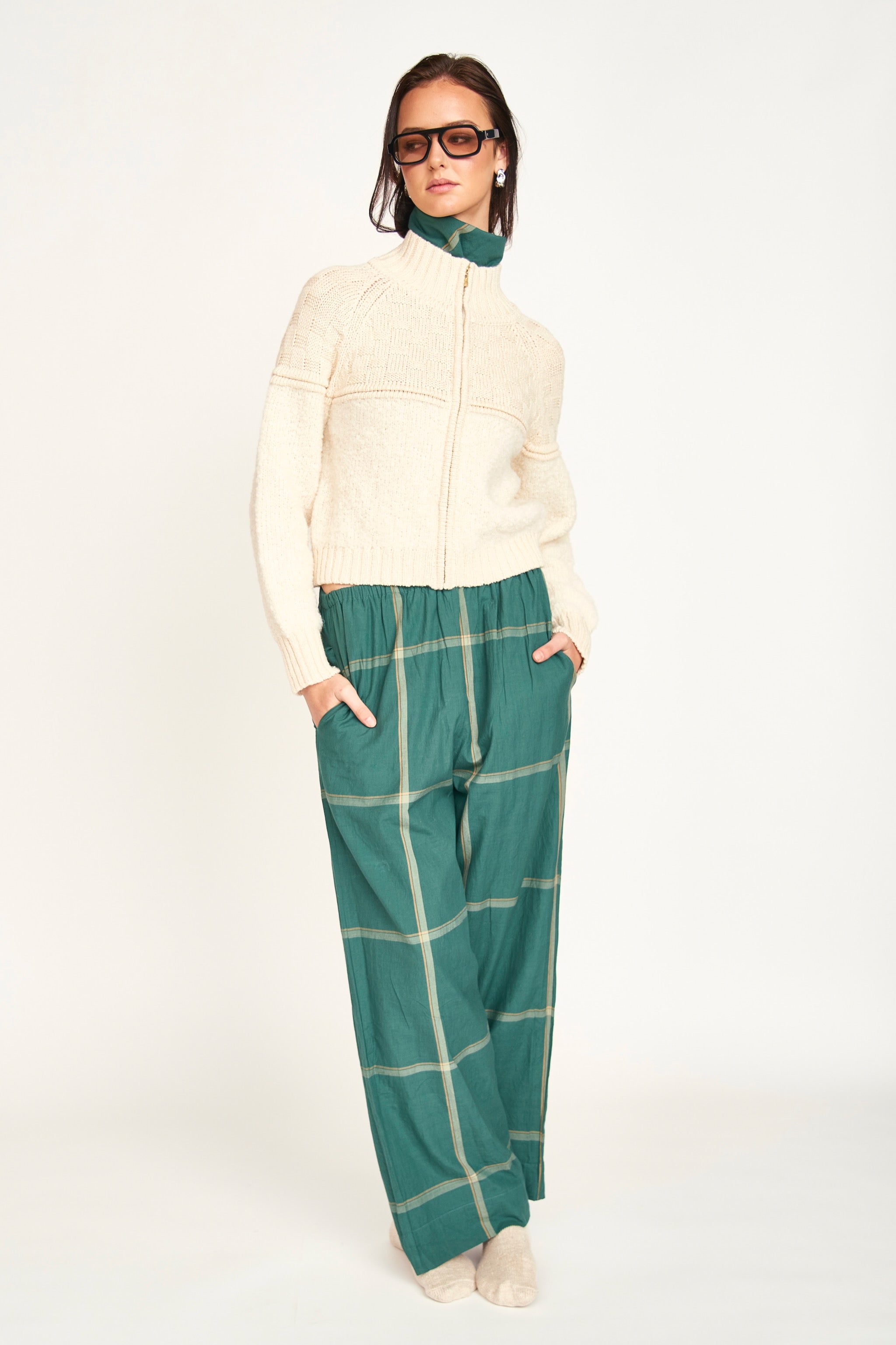 Baden Pant in Mallard Plaid