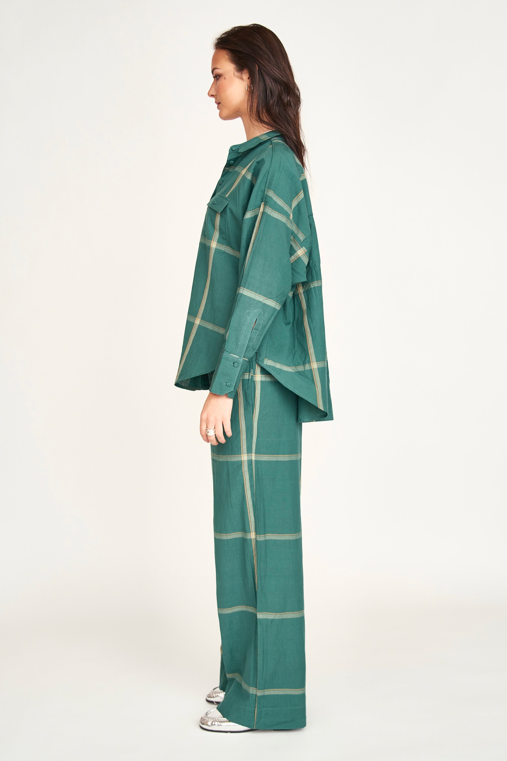 Baden Pant in Mallard Plaid