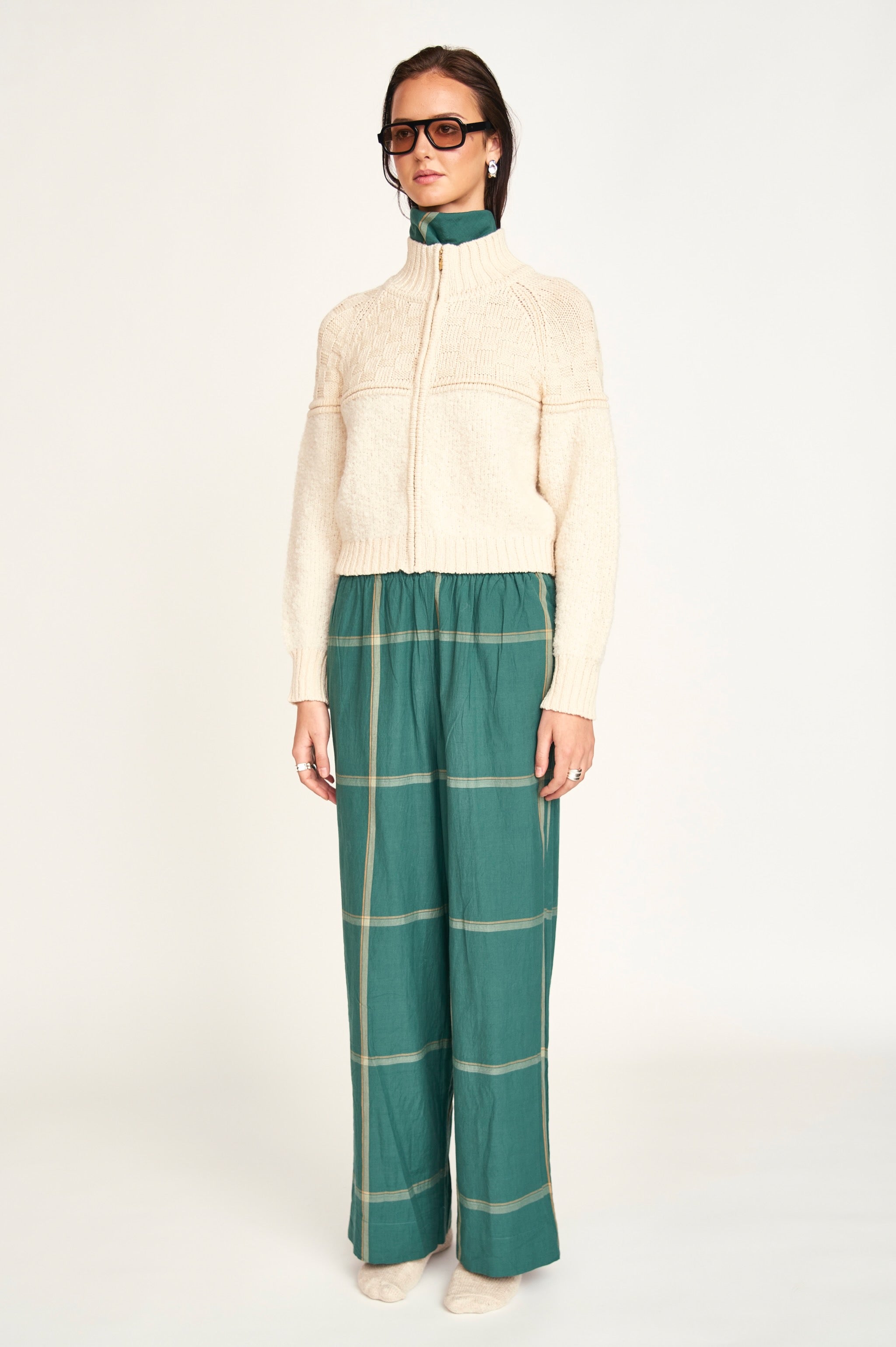 Baden Pant in Mallard Plaid