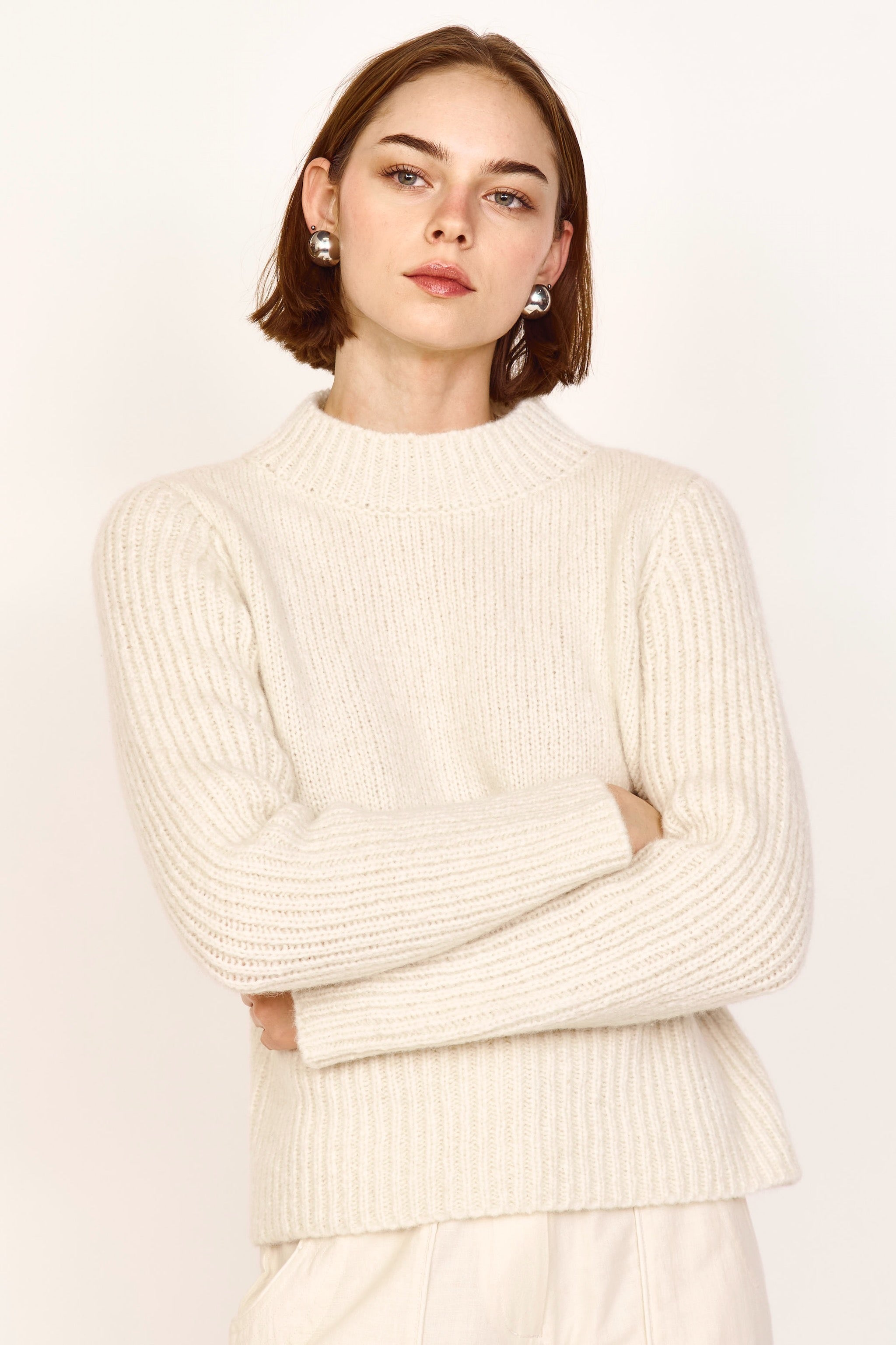 Aspen Pullover in Ivory