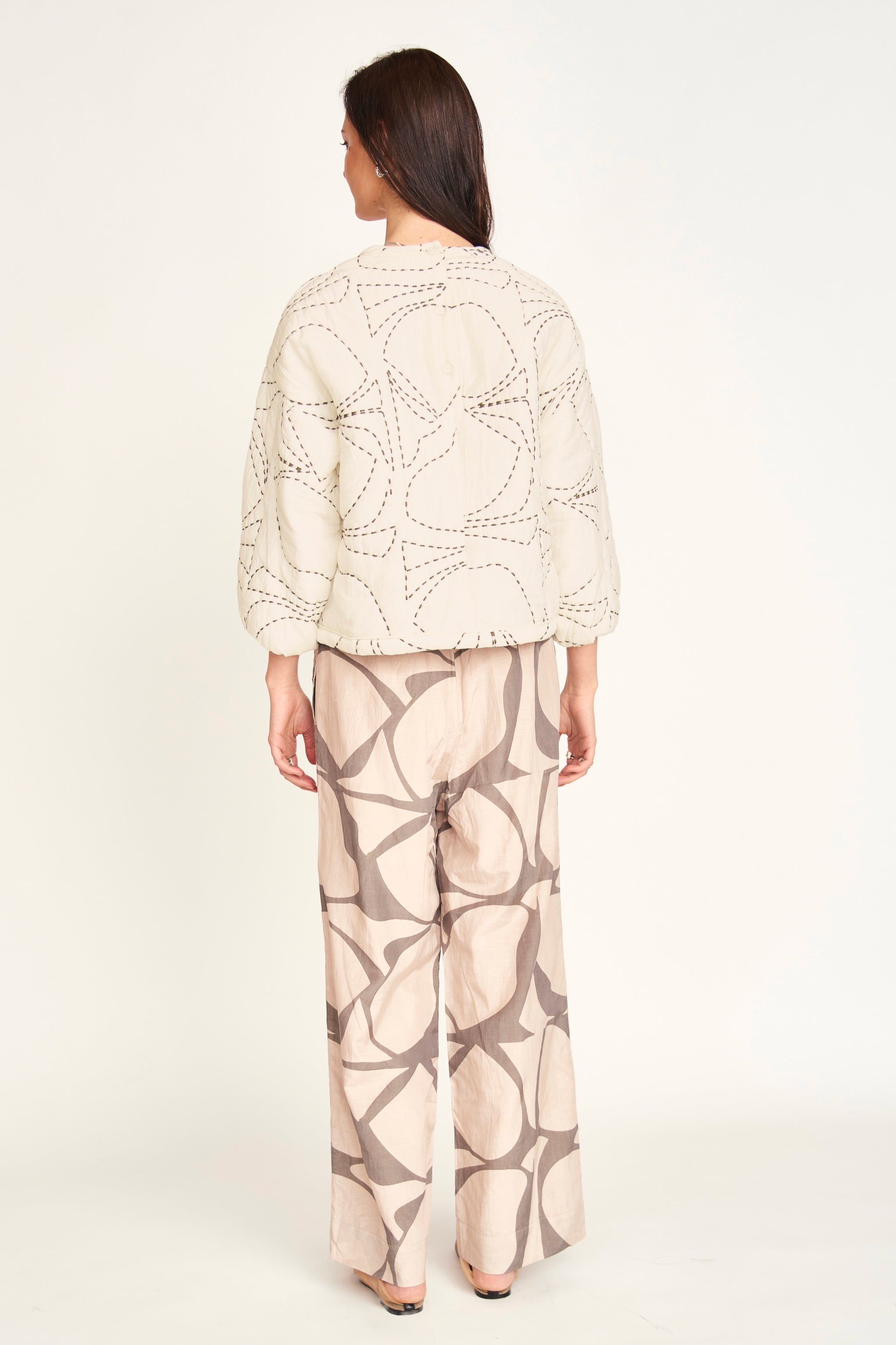 Baden Pant in Putty Jurassic