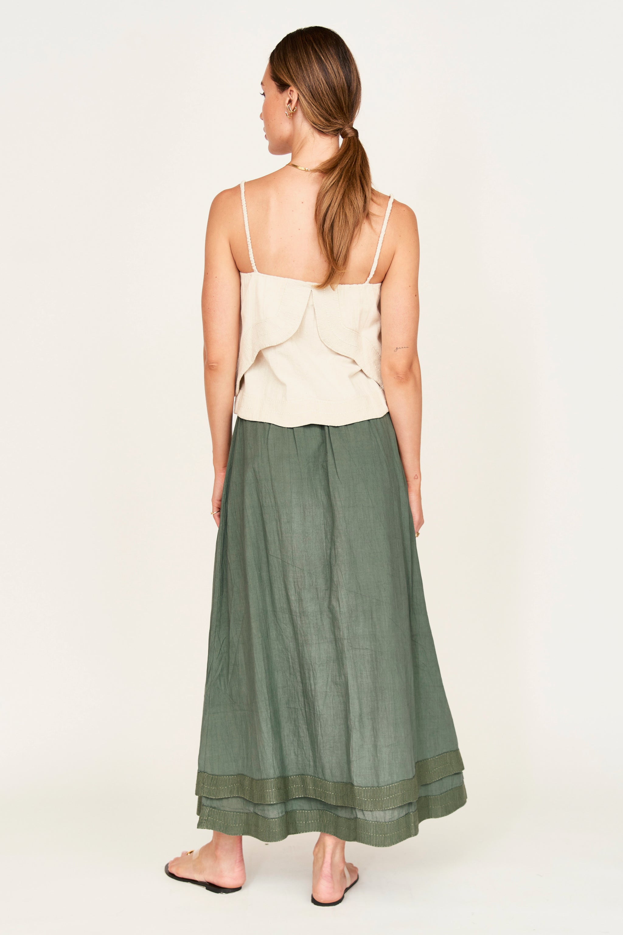 Bahia Tank in Oat Fossil