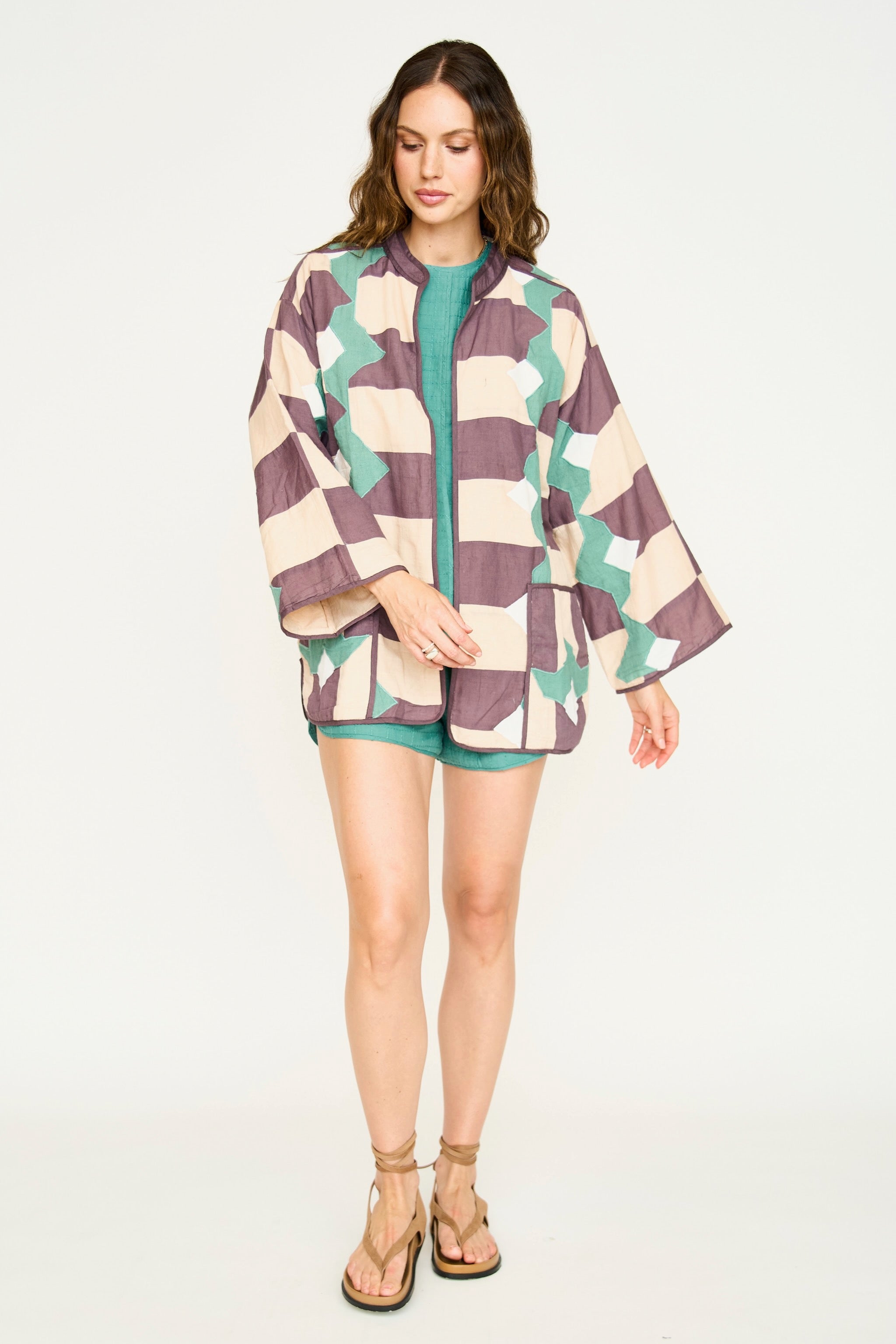 Bergen Jacket in Plum Origami