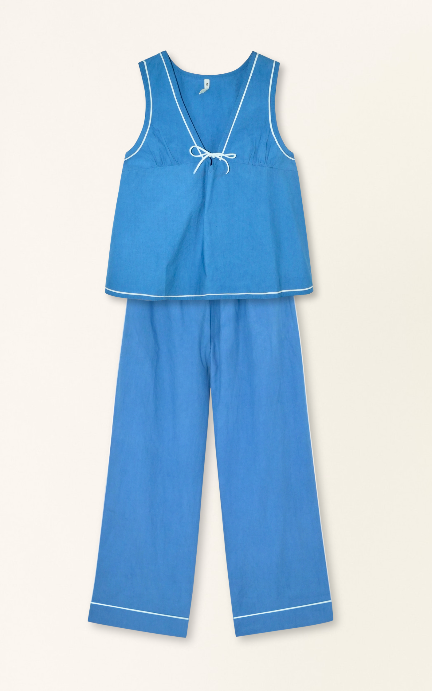 Pajama Pant & Camisole Set in Sapphire (Ships early January)