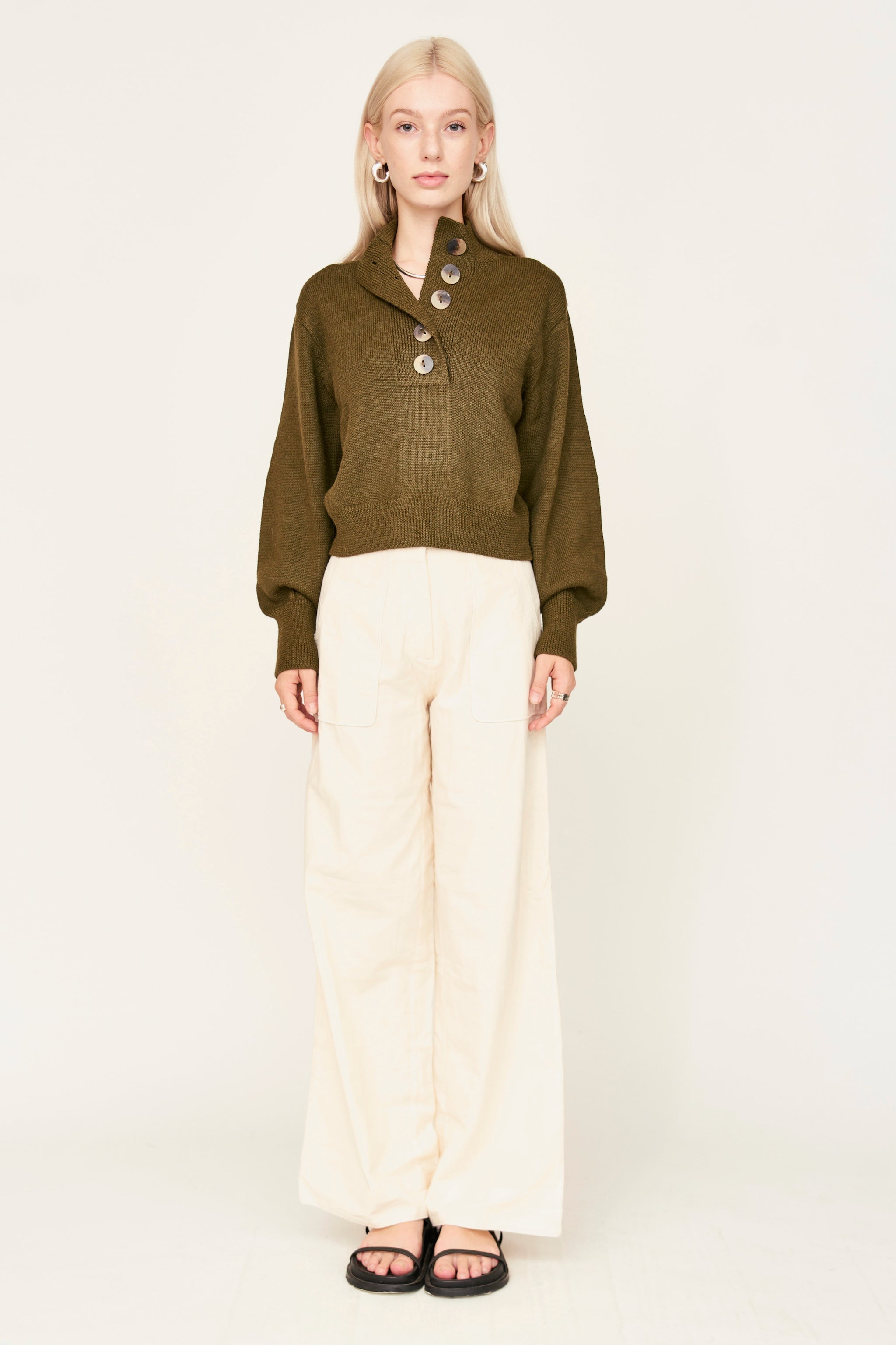 Ghent Sweater in Moss