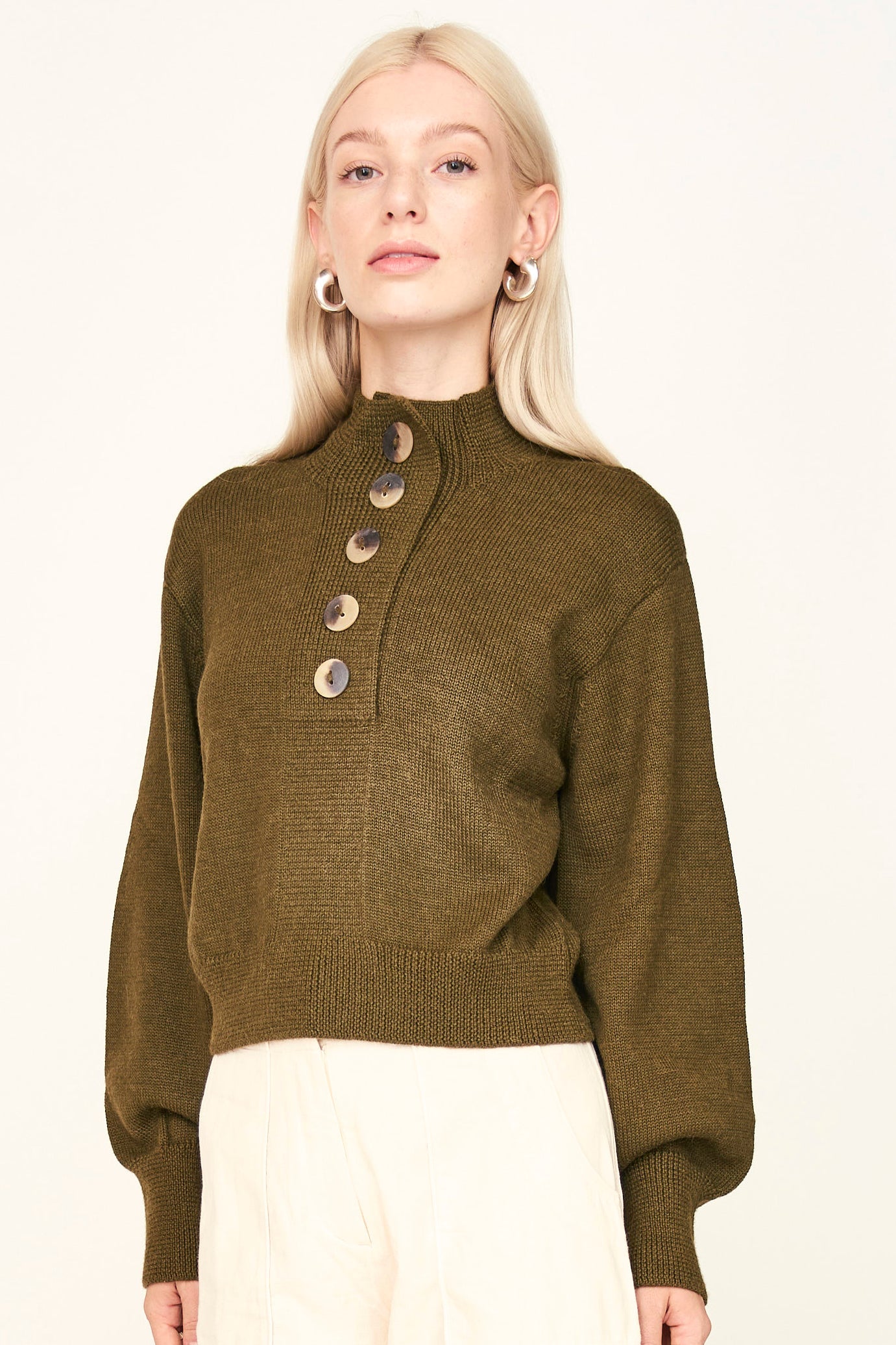 Ghent Sweater in Moss