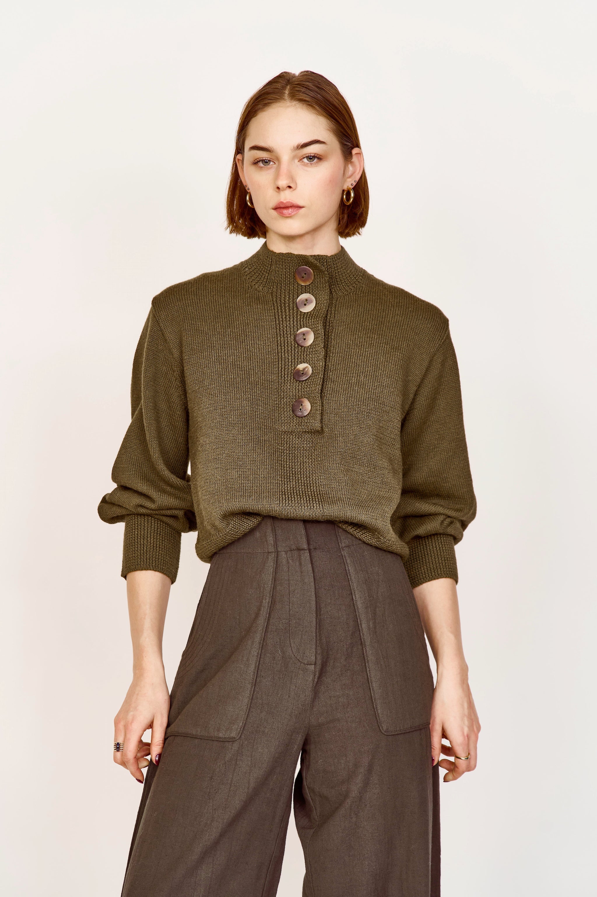 Ghent Sweater in Moss