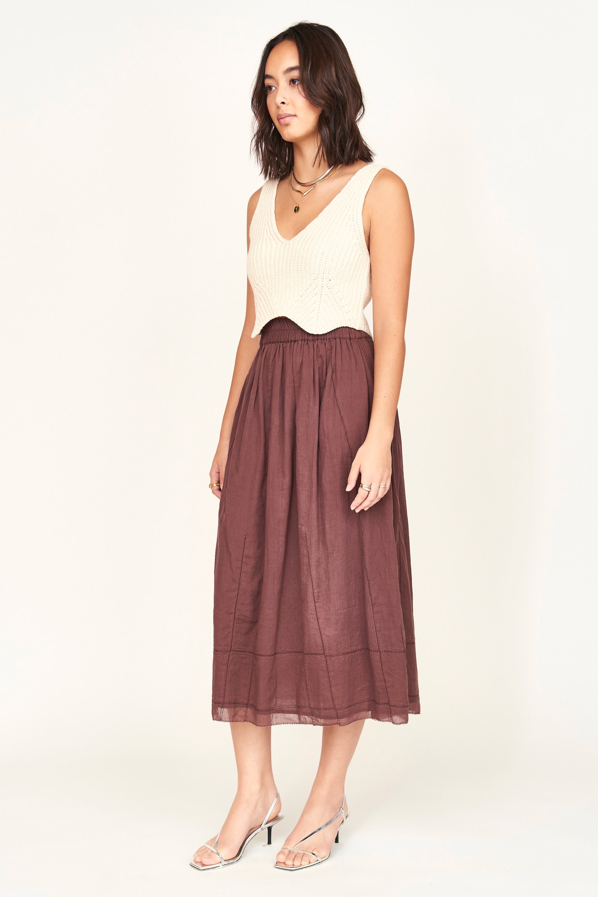 Verona Skirt in Grappa