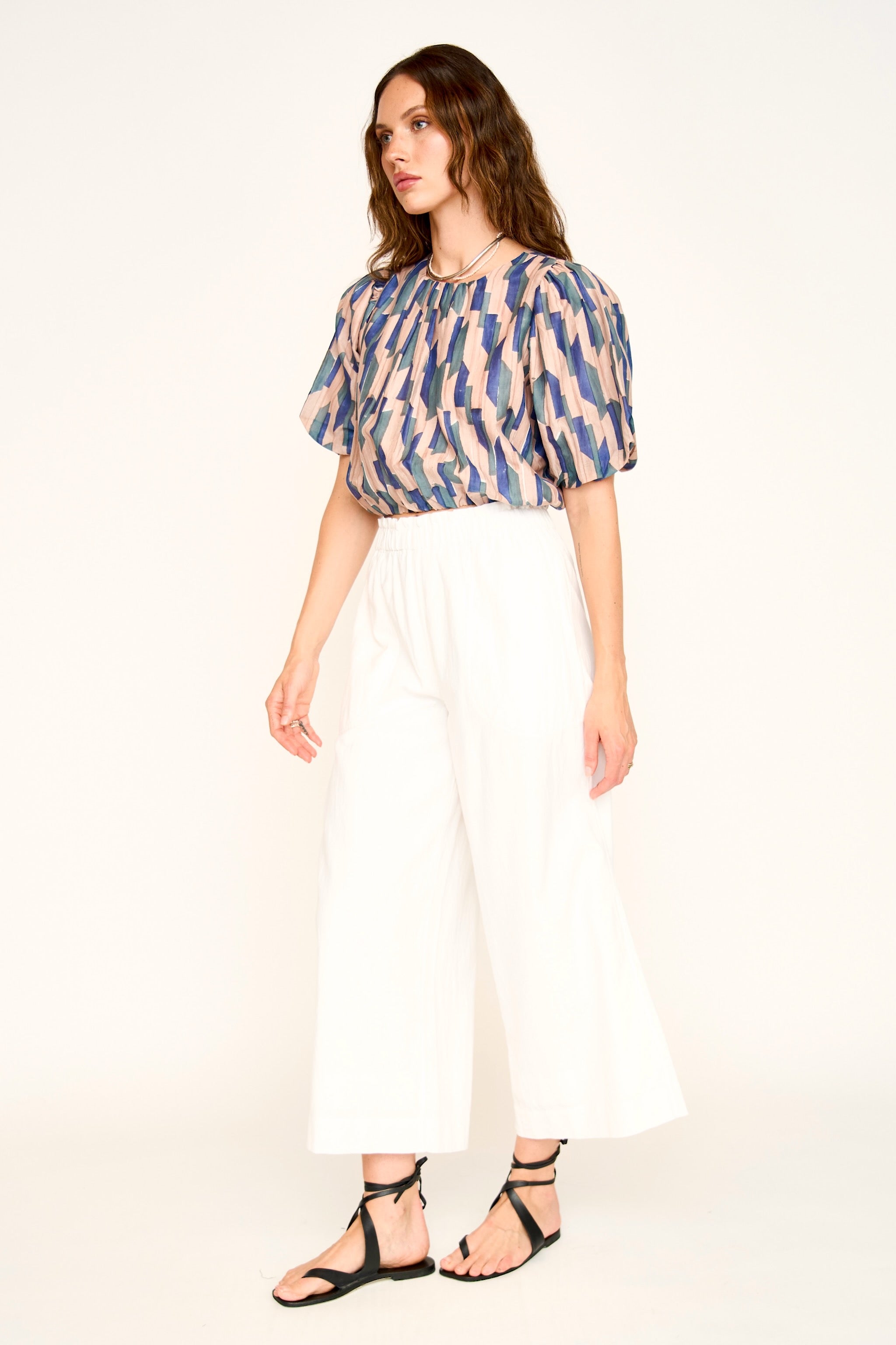 Andaman Bubble Top in Cerulean Rainfall