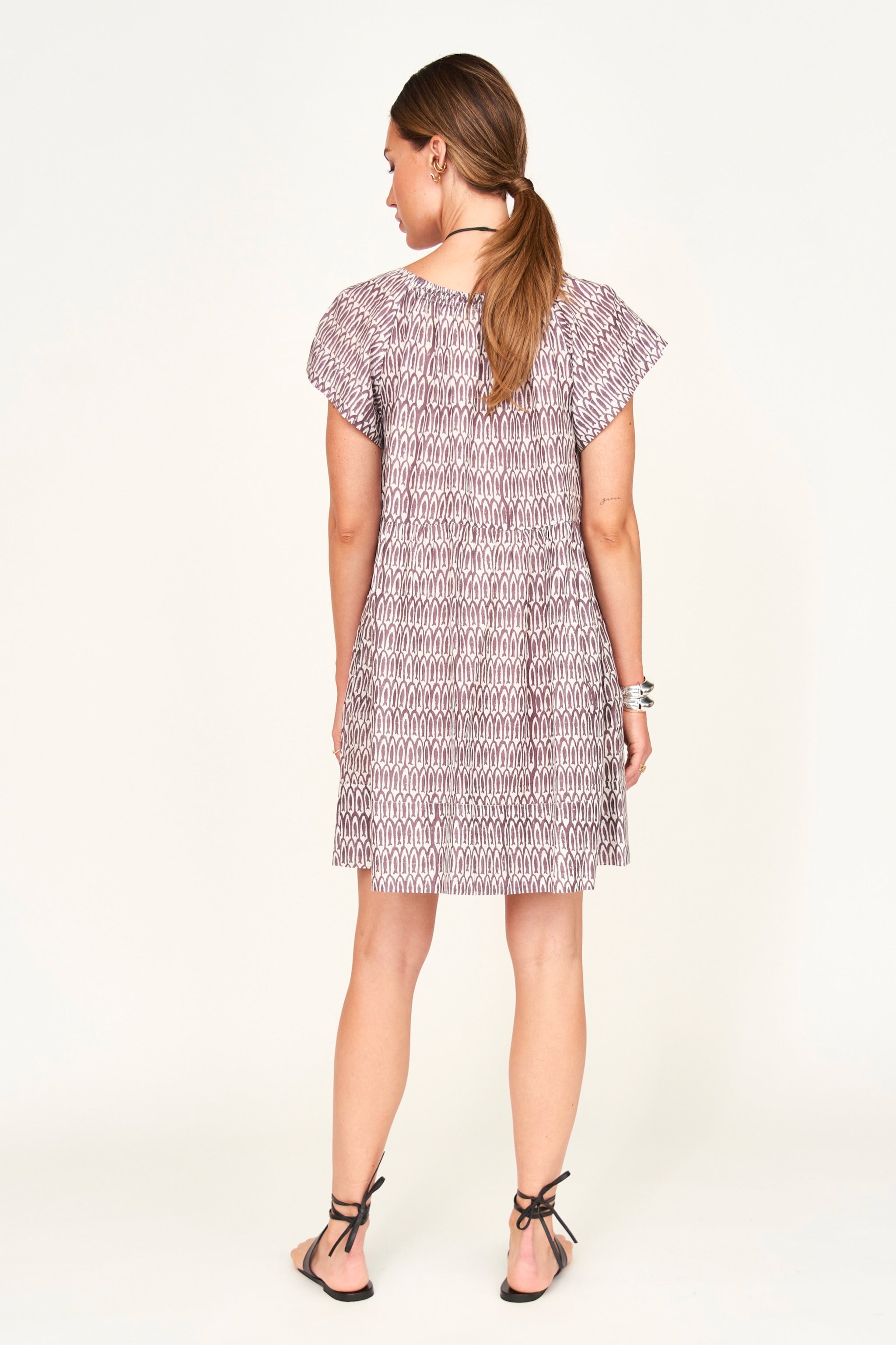 Vienna Dress in Grappa Minnow