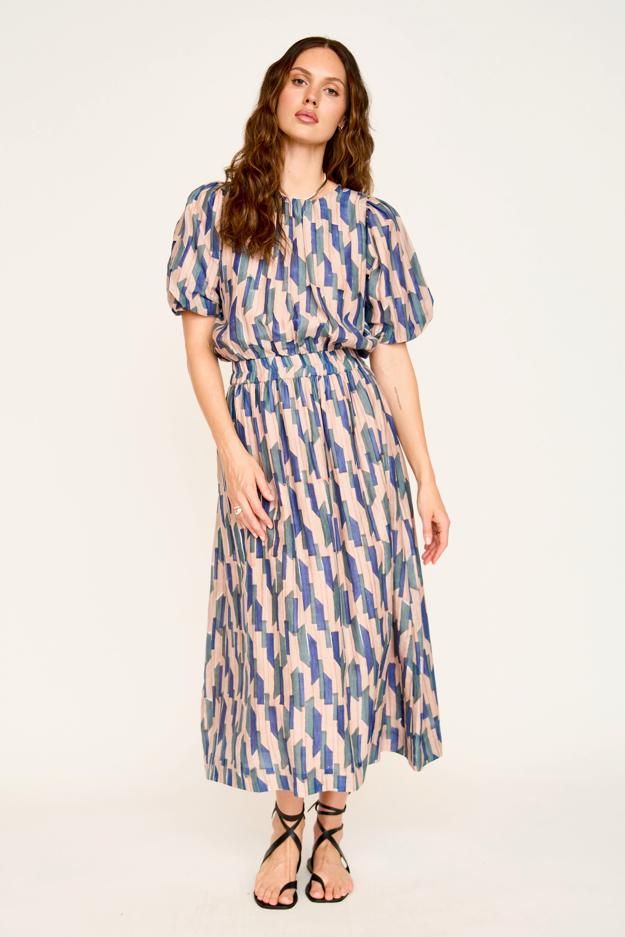 Andaman Bubble Top in Cerulean Rainfall