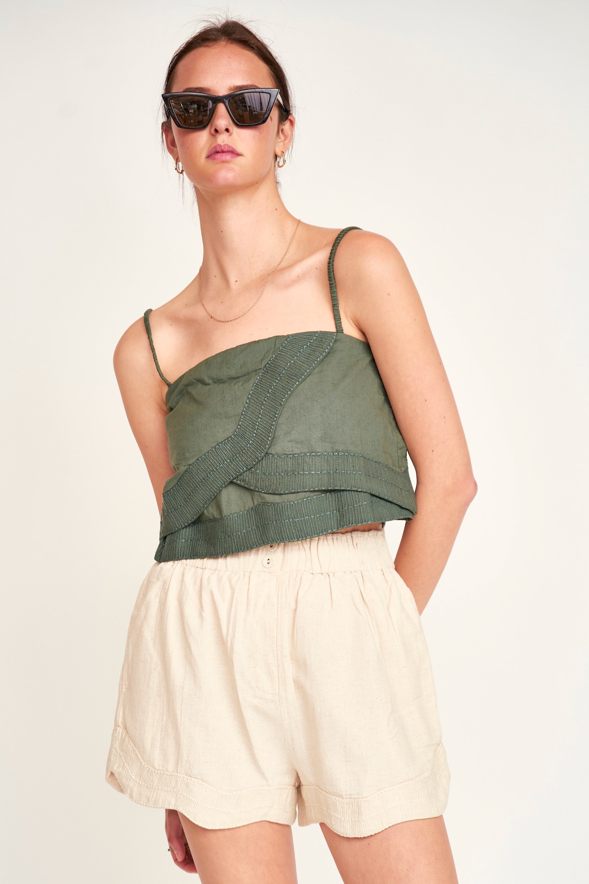 Track Short in Oat Fossil