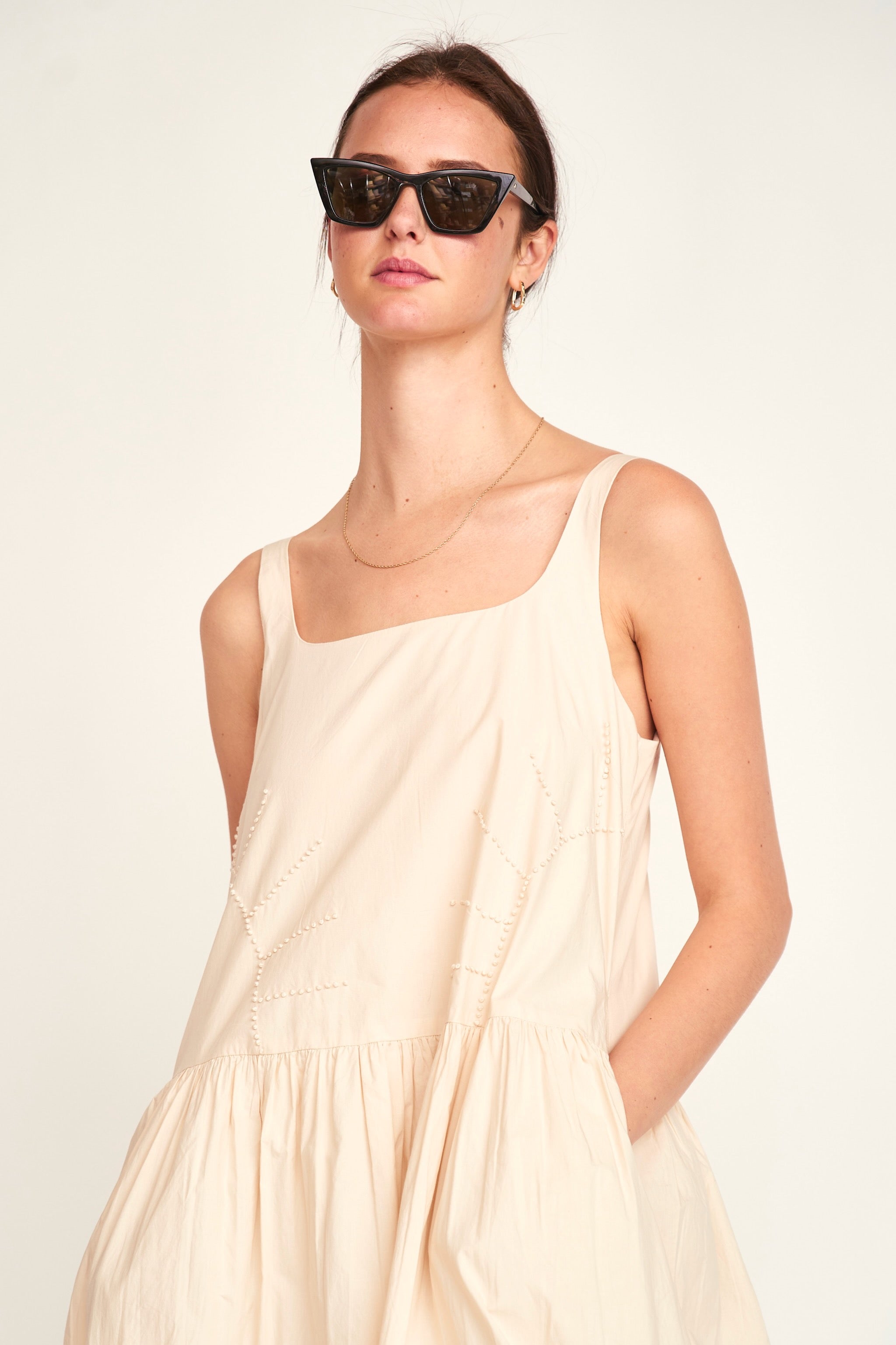 Sheridan Sunrise Dress in Parchment