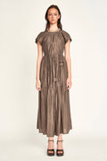 Vienna Maxi Dress in Walnut