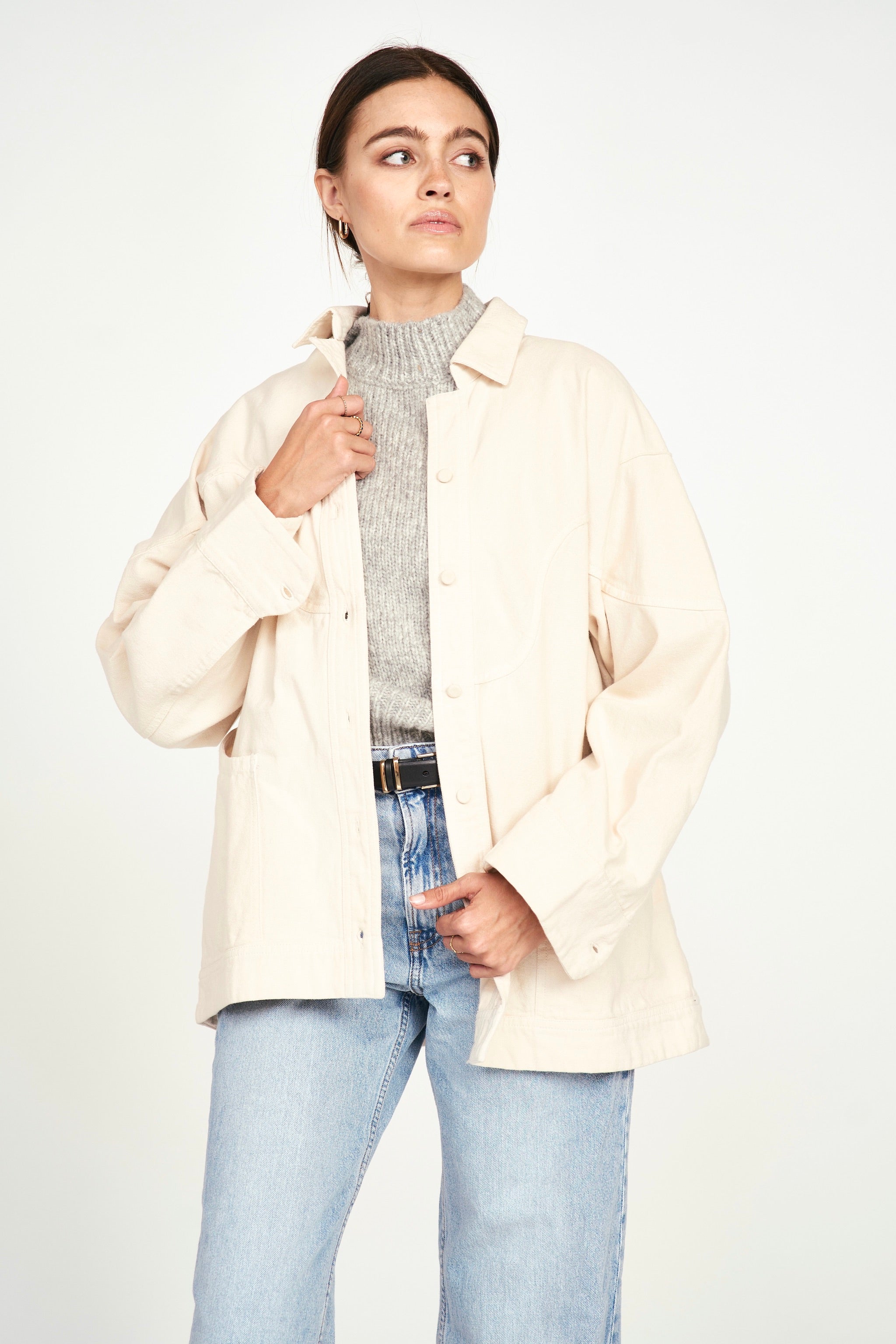 Teton Jacket in Bone