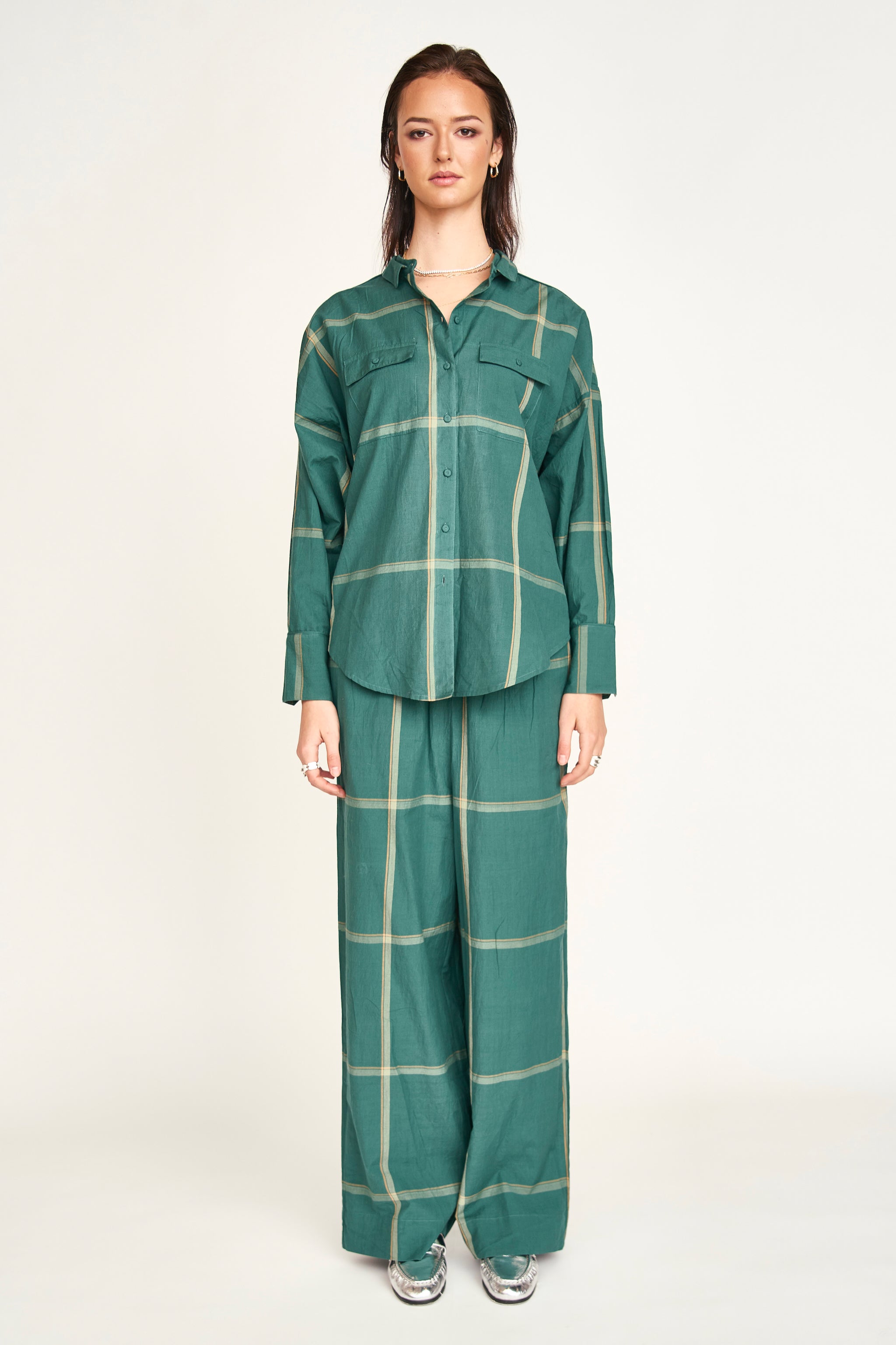 Kyoto Shirt in Mallard Plaid