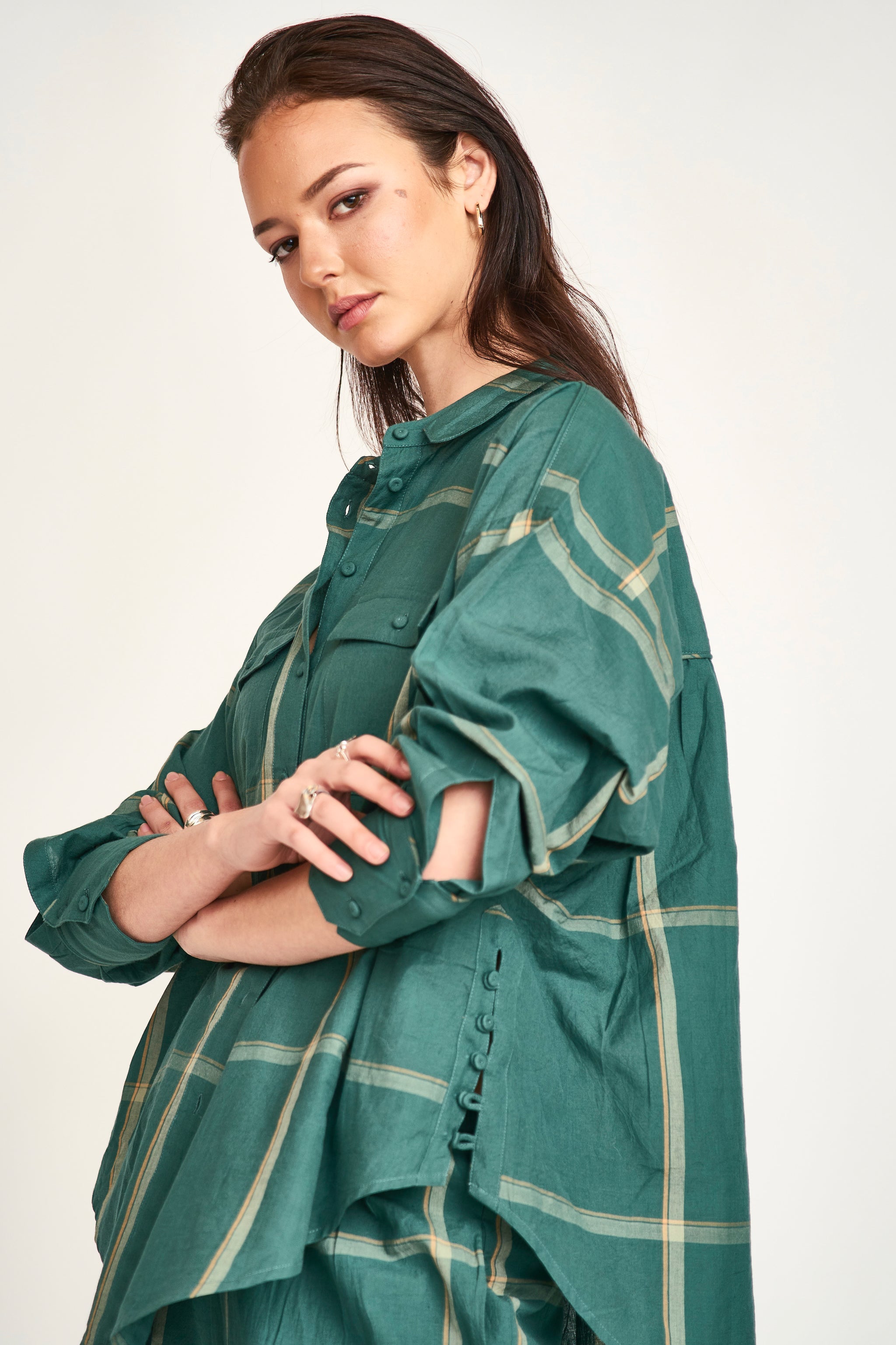 Kyoto Shirt in Mallard Plaid