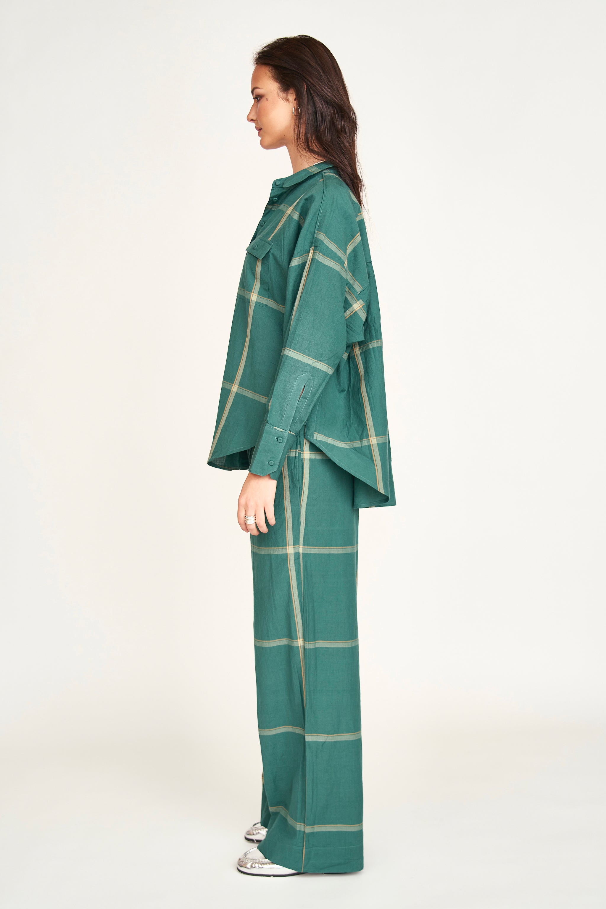 Kyoto Shirt in Mallard Plaid