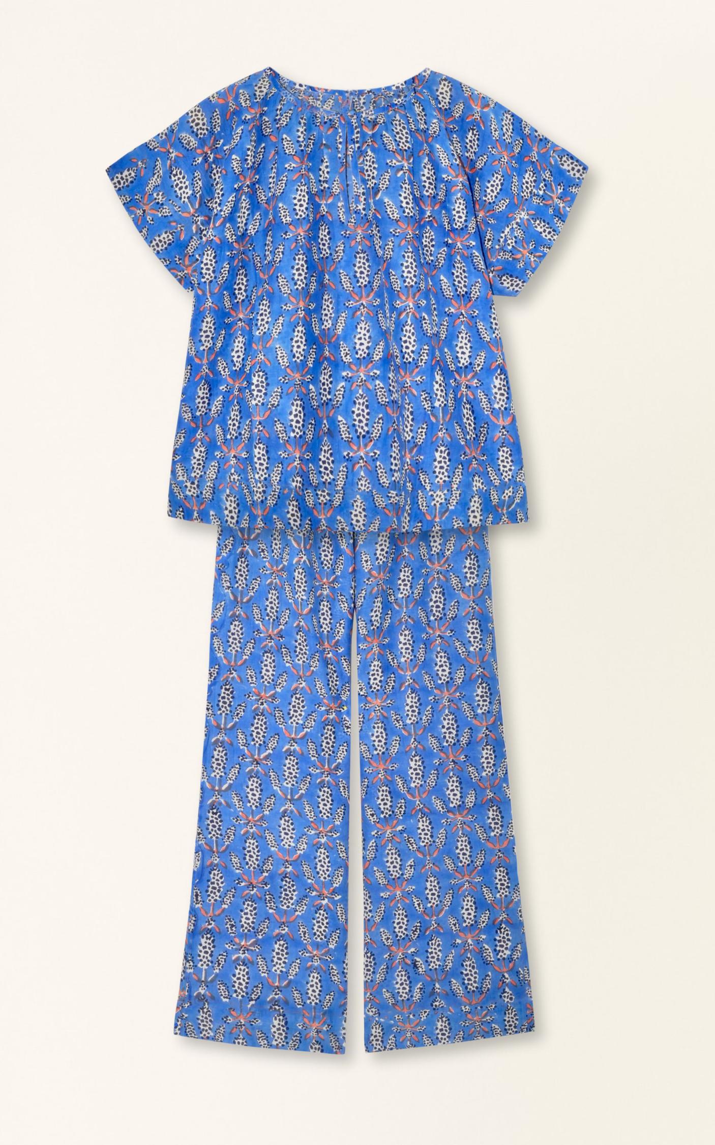Pajama Pant Set in Bluebonnet (Ships early January)